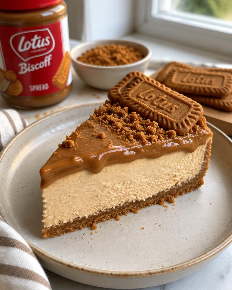 Lotus Biscoff Cheesecake