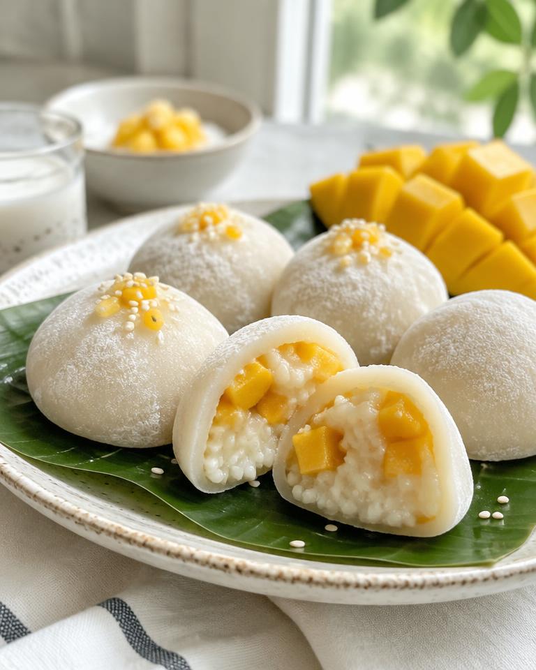 Mango Sticky Rice Mochi