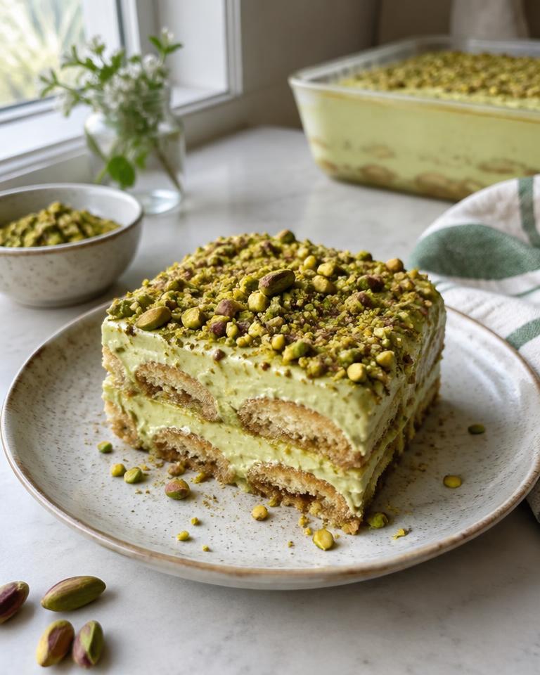 Pistachio Tiramisu