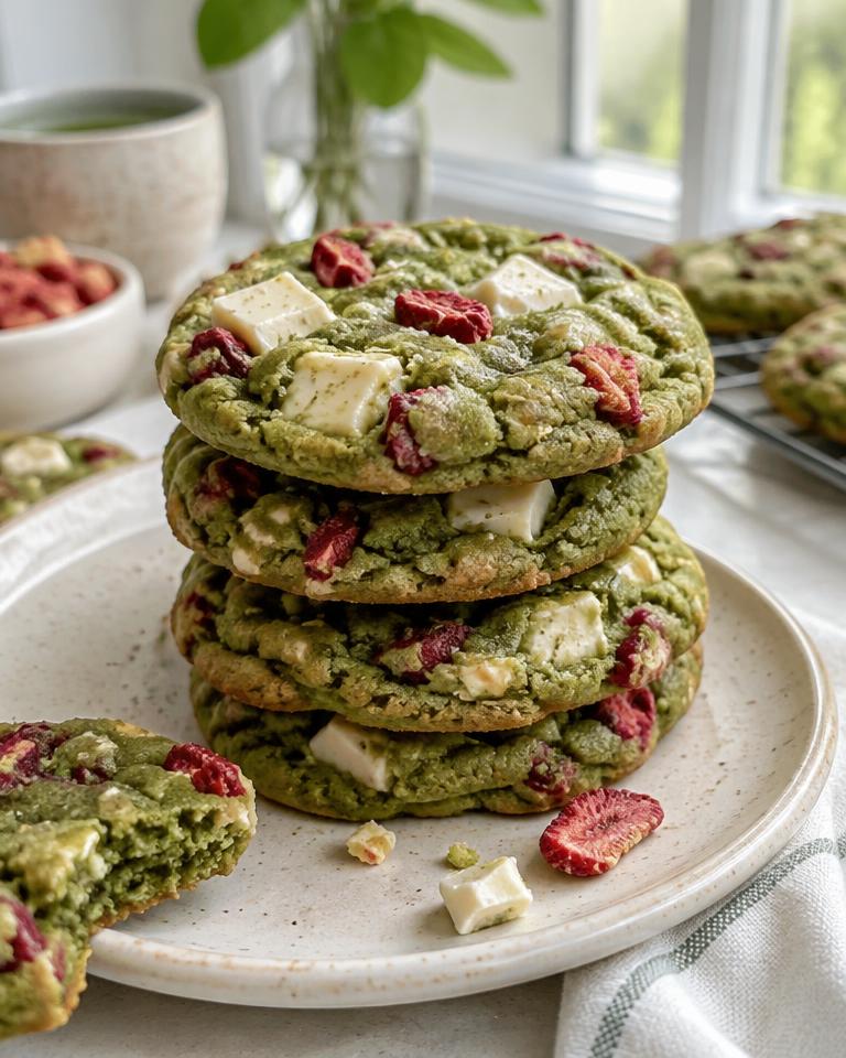 Strawberry Matcha Cookie
